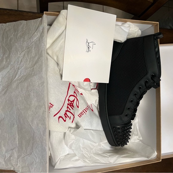 Christian Louboutin Lou Spikes Sneakers - Picture 3 of 6